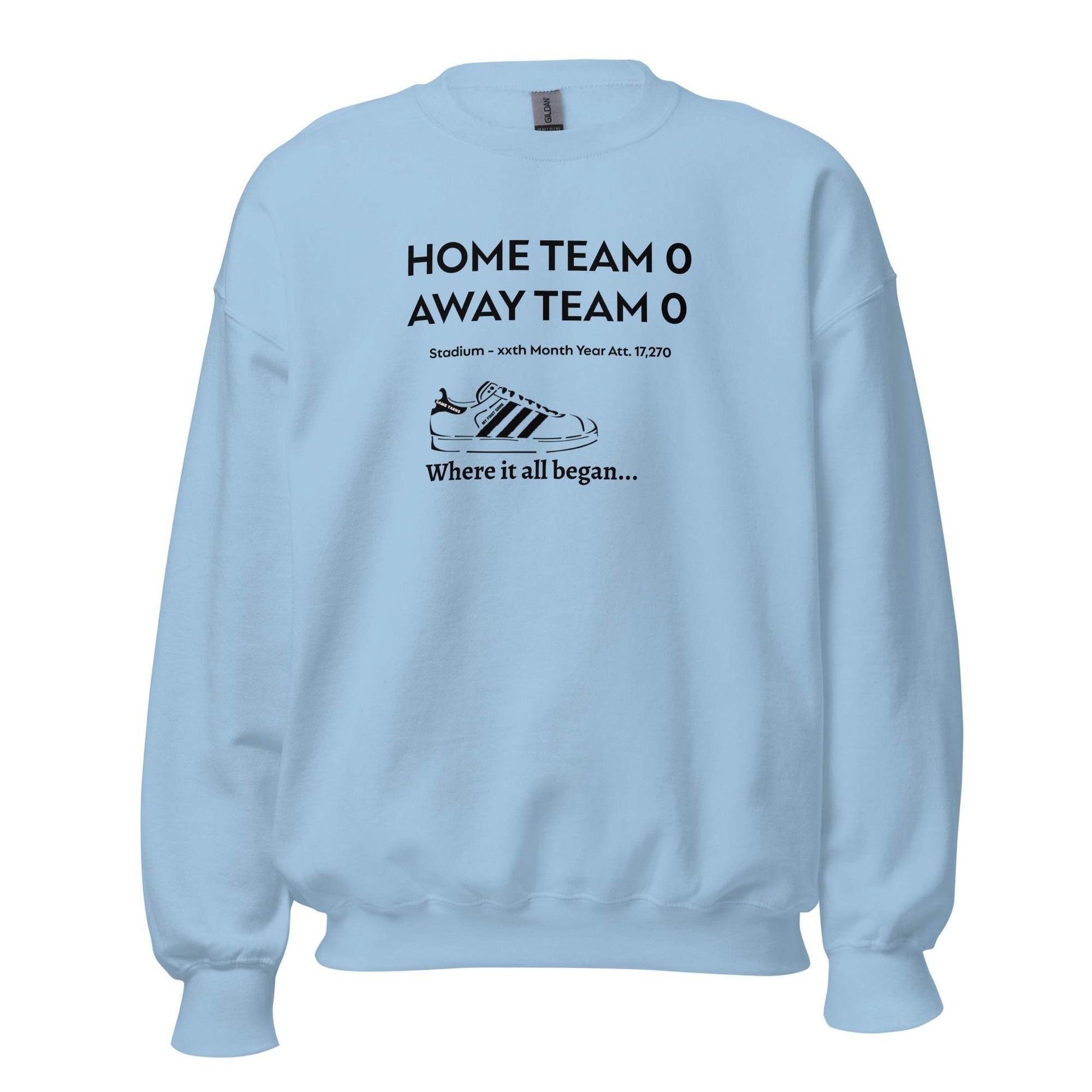 My First Game Sweatshirt PERSONALISE YOURS HERE - Game Yarns