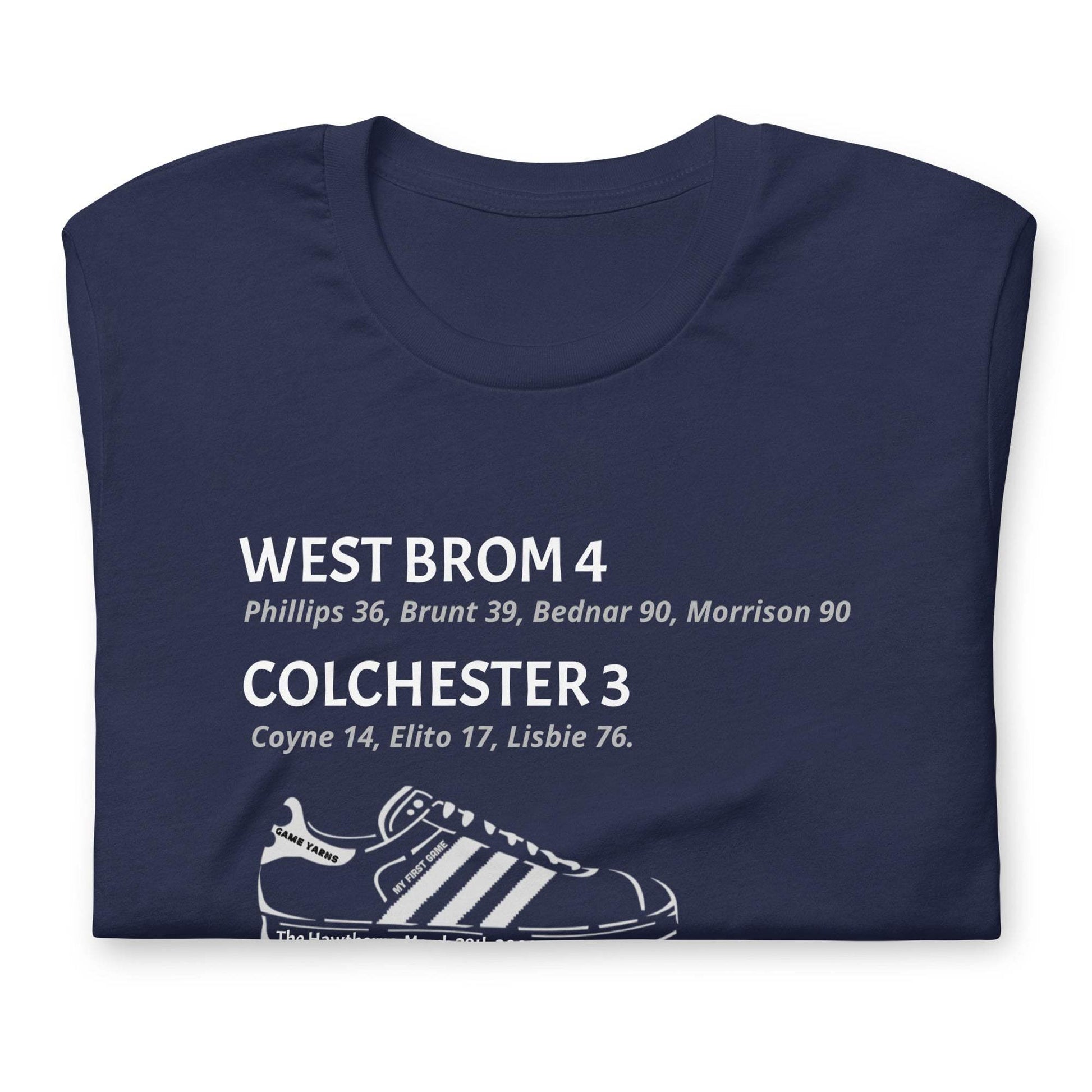 My First Game West Brom Colchester - Game Yarns