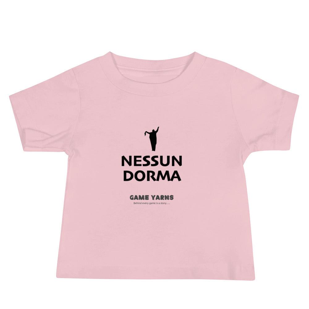 Nessun Dorma (Let no one sleep) Baby T-Shirt - Game Yarns