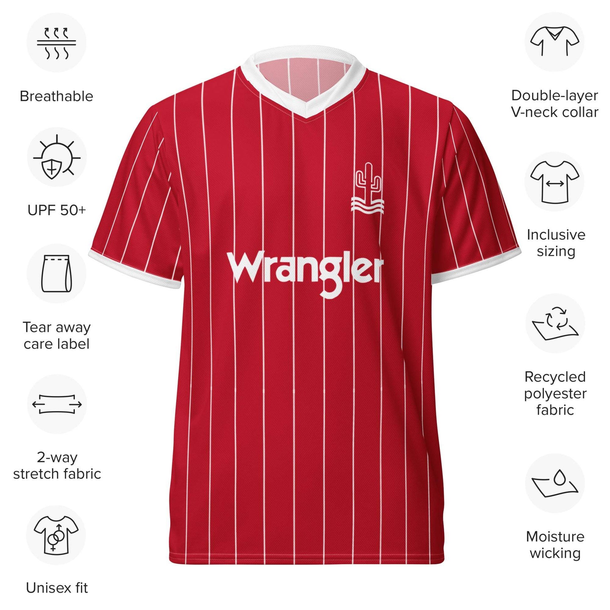 Nottingham Forest Retro Cactus Sports Shirt - Game Yarns