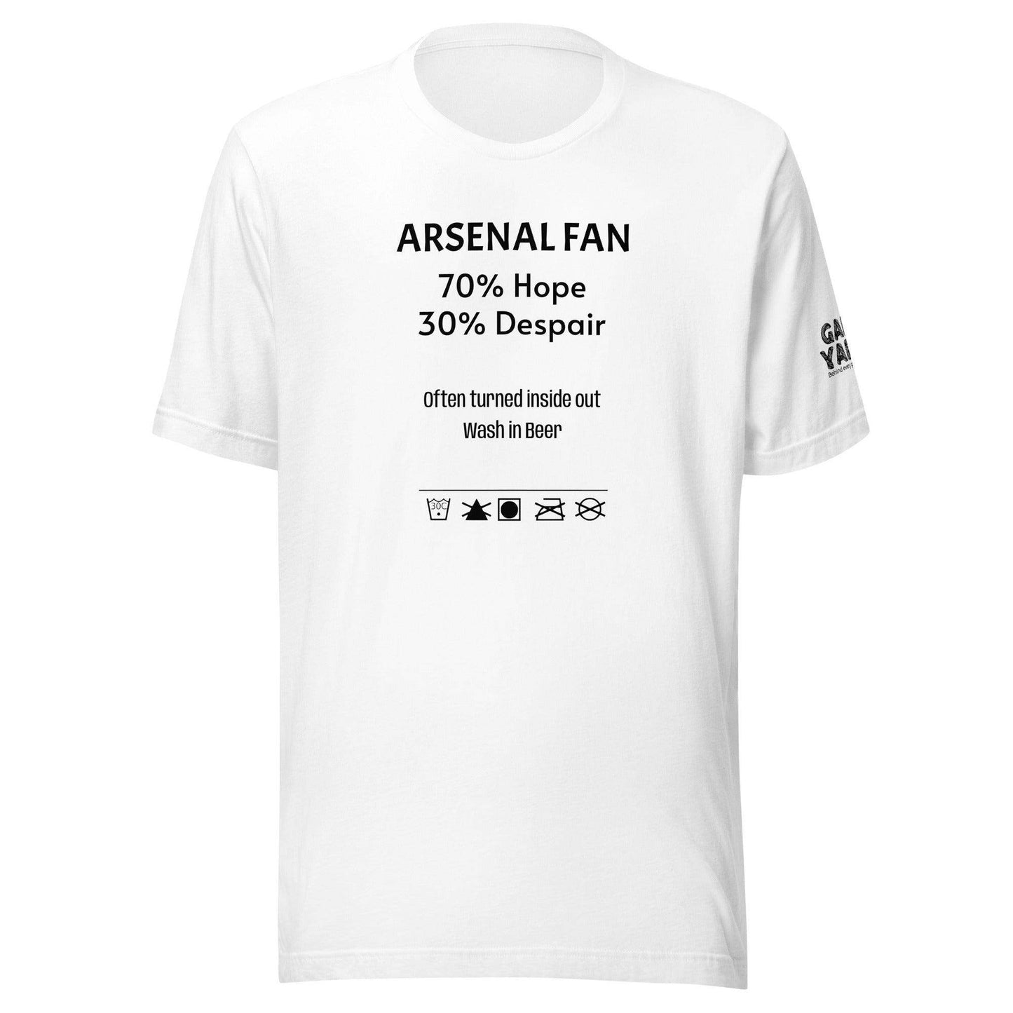 Personalisable Washing Label Fan T-shirt - Game Yarns