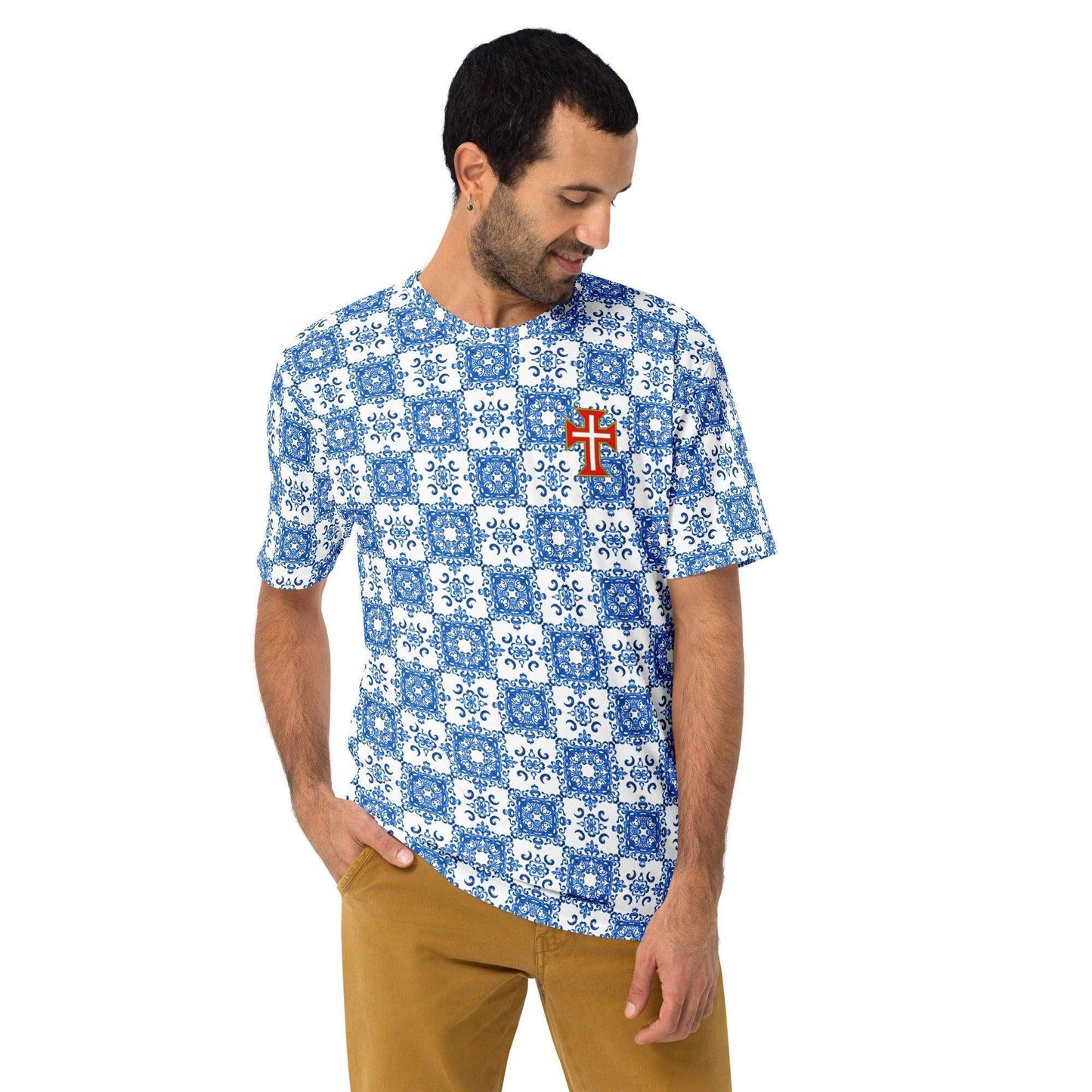 Portugal Football Tiles Men's t-shirt - Game Yarns