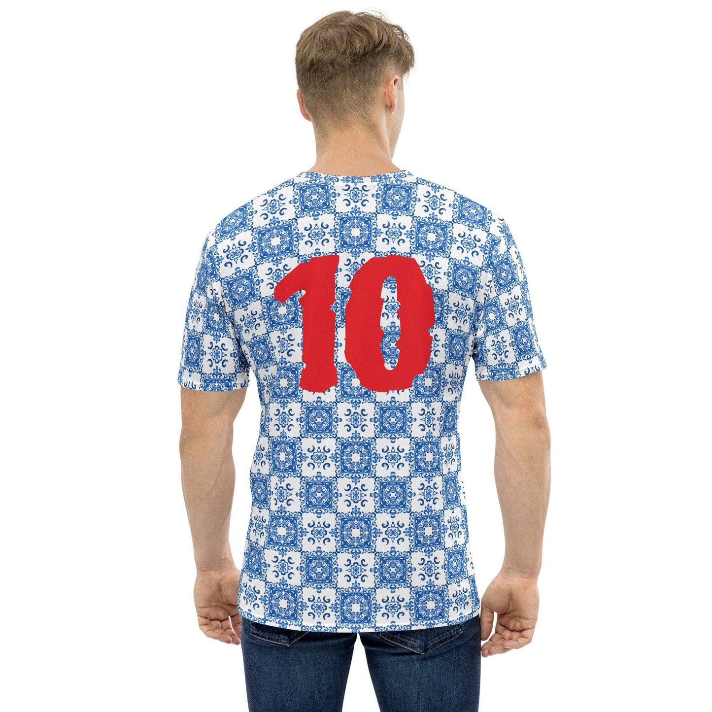 Portugal Football Tiles Men's t-shirt - Game Yarns