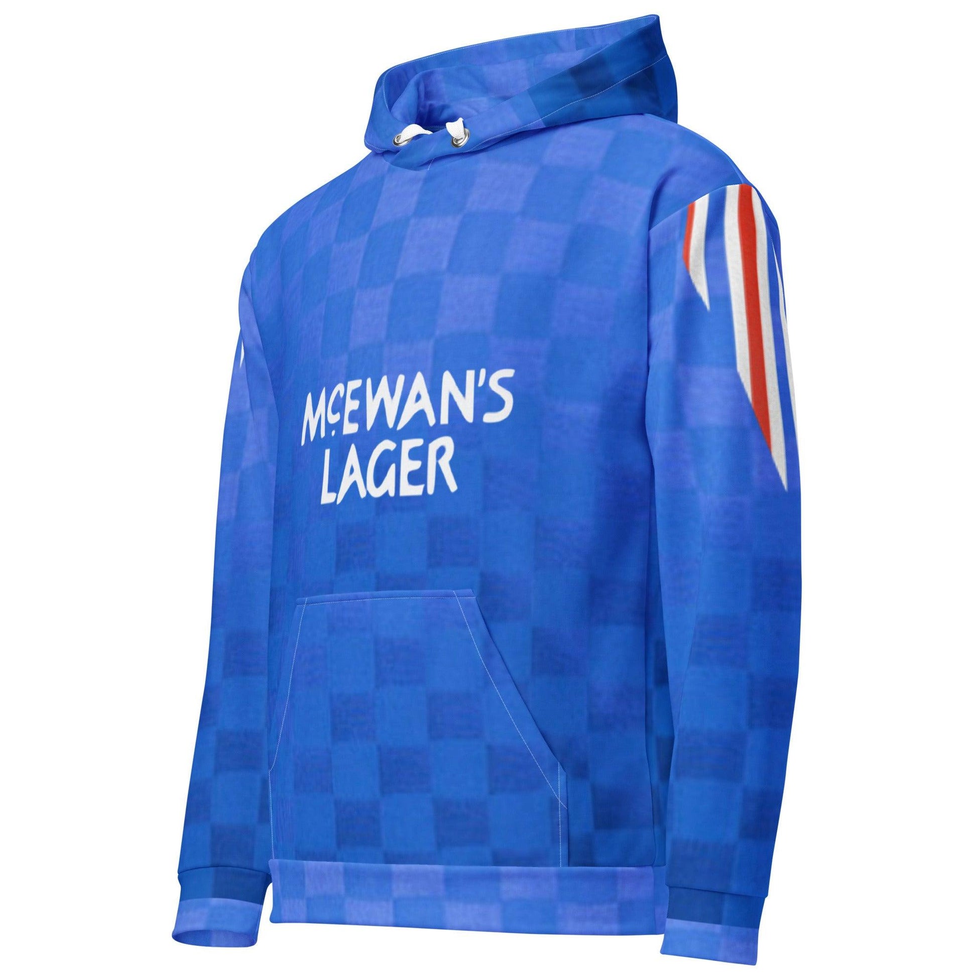 Rangers Retro Pattern Hoodie - Game Yarns