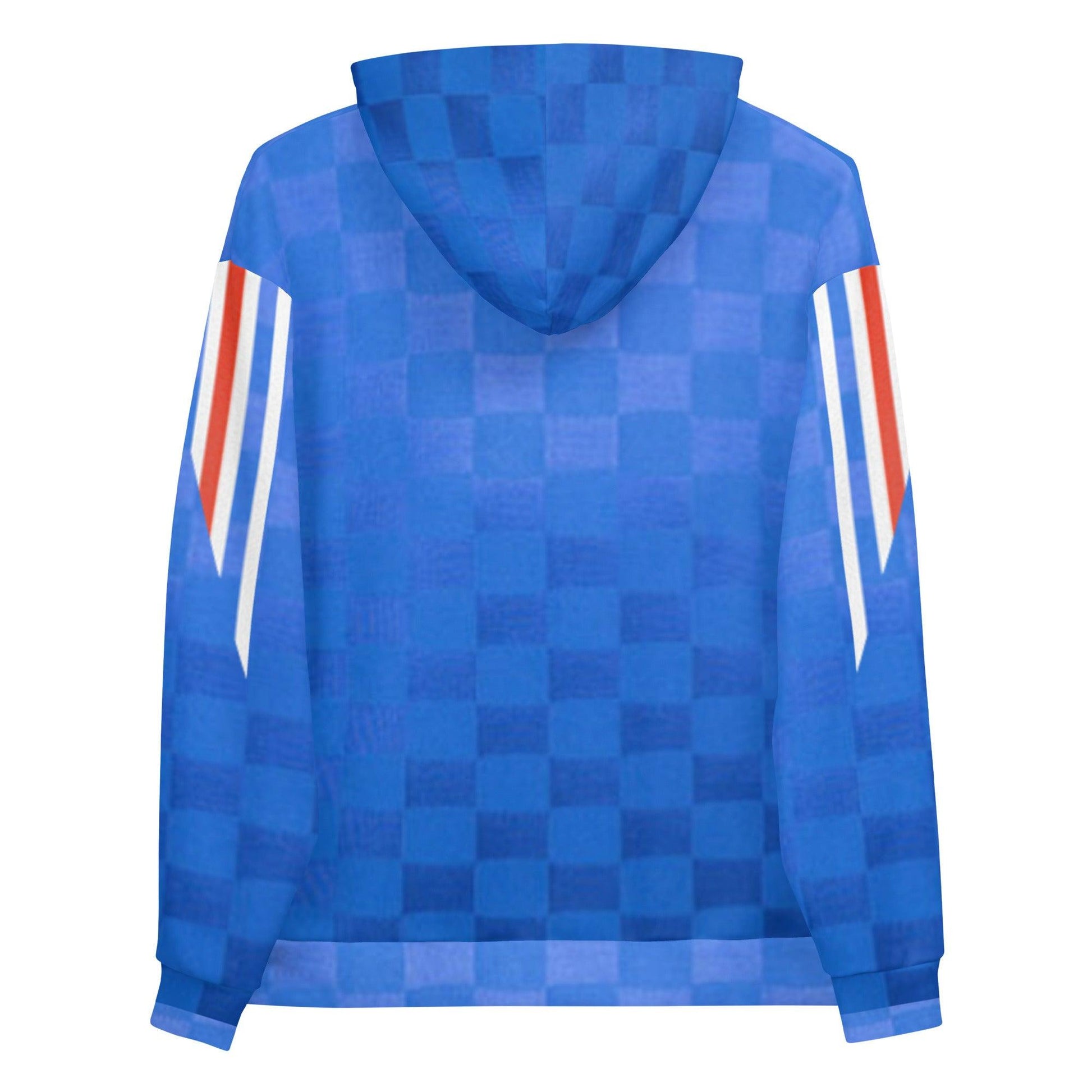 Rangers Retro Pattern Hoodie - Game Yarns