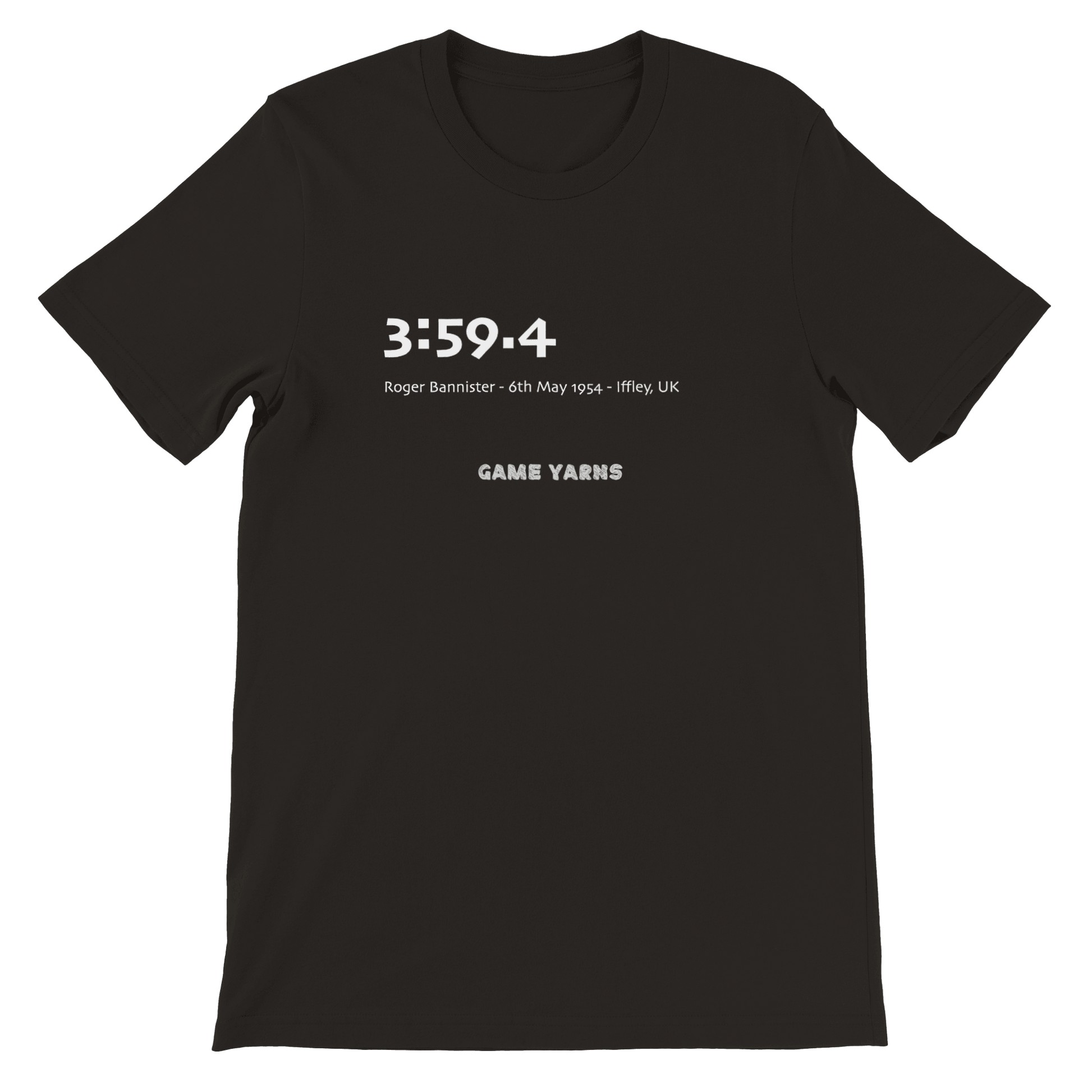 Roger Bannister 4 Minute Mile Game Yarns T-shirt - Game Yarns