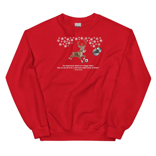 Rudolph Away at Stoke Sweatshirt - Game Yarns
