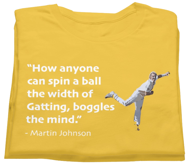 Shane Warne Gatting Spin Size t-shirt by Game Yarns