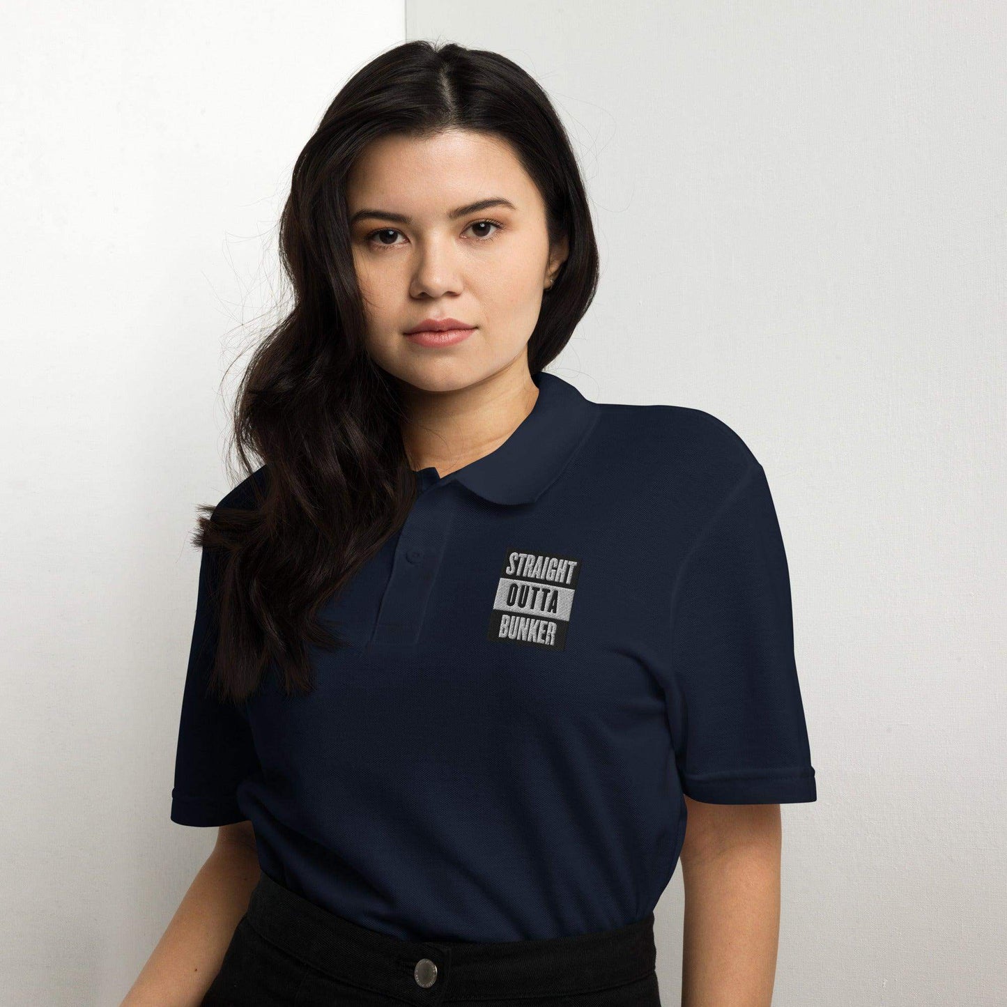 Straight Outta Bunker Polo Shirt - Game Yarns