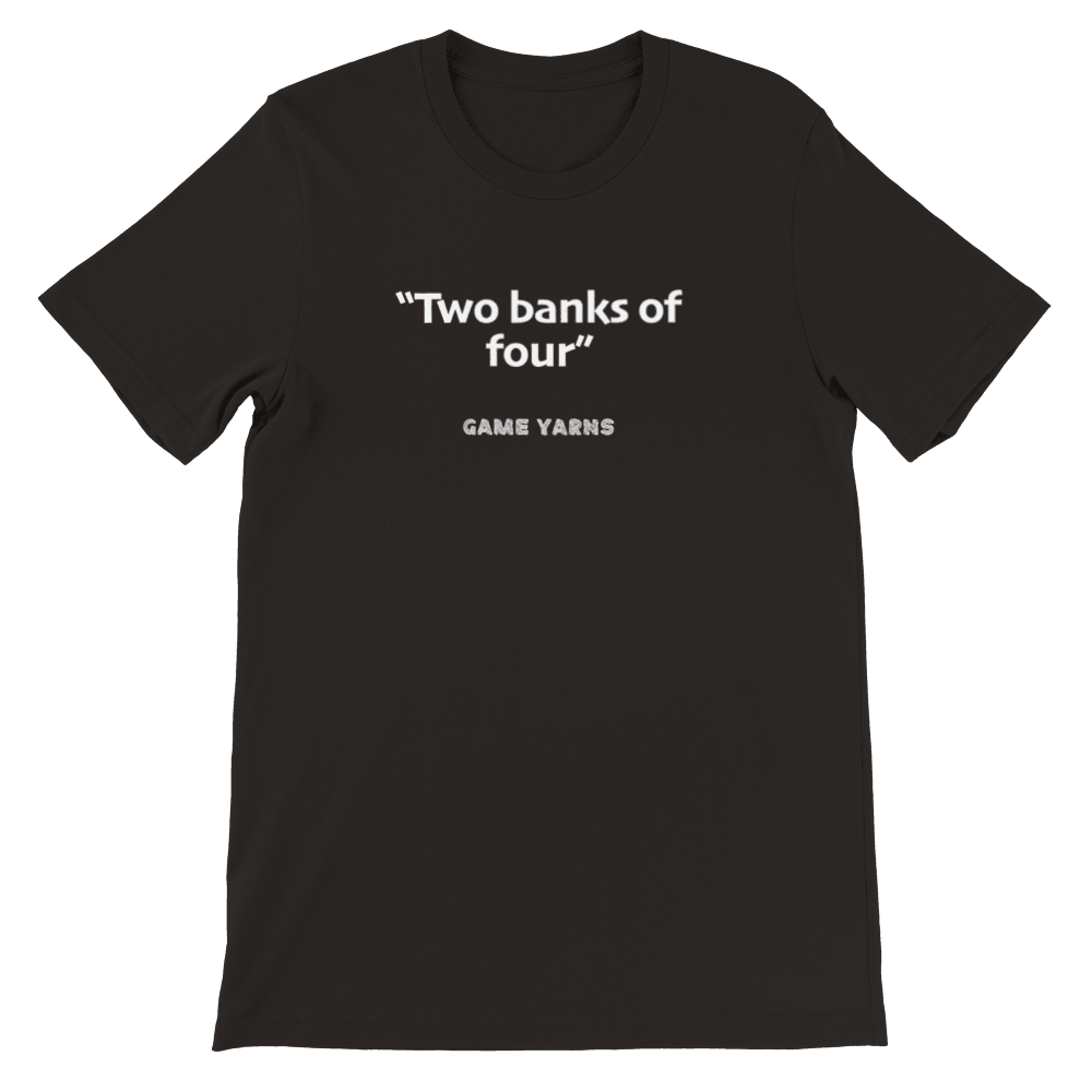 Sunday League Series Banks of 4 T-shirt - Game Yarns