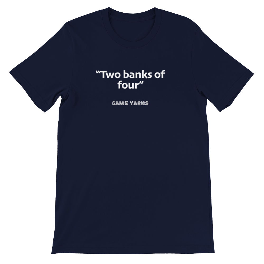 Sunday League Series Banks of 4 T-shirt - Game Yarns