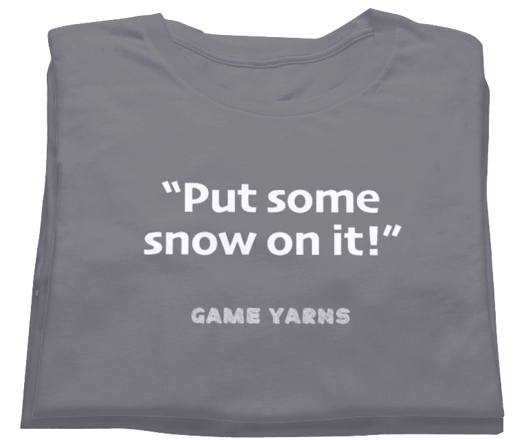 Sunday League Series Snow T-shirt Game Yarns