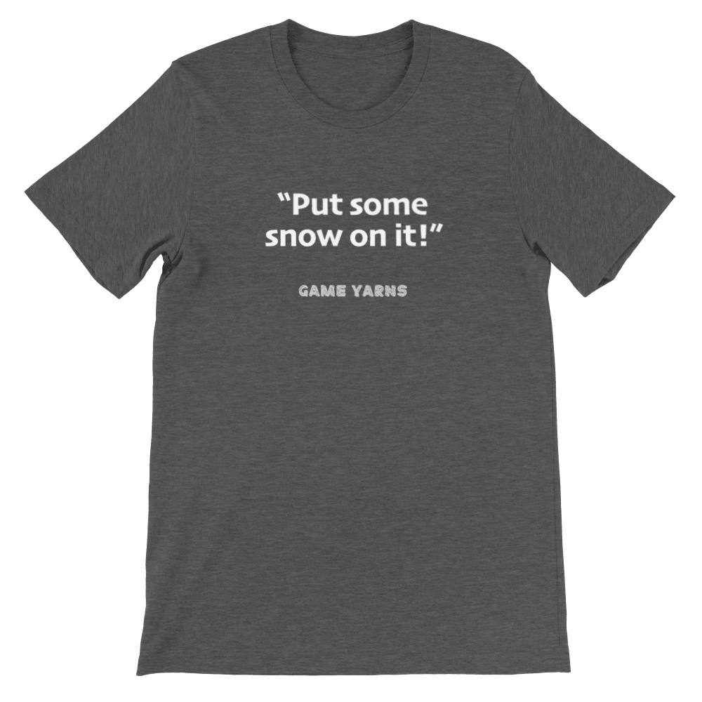 Sunday League Series Snow T-shirt - Game Yarns
