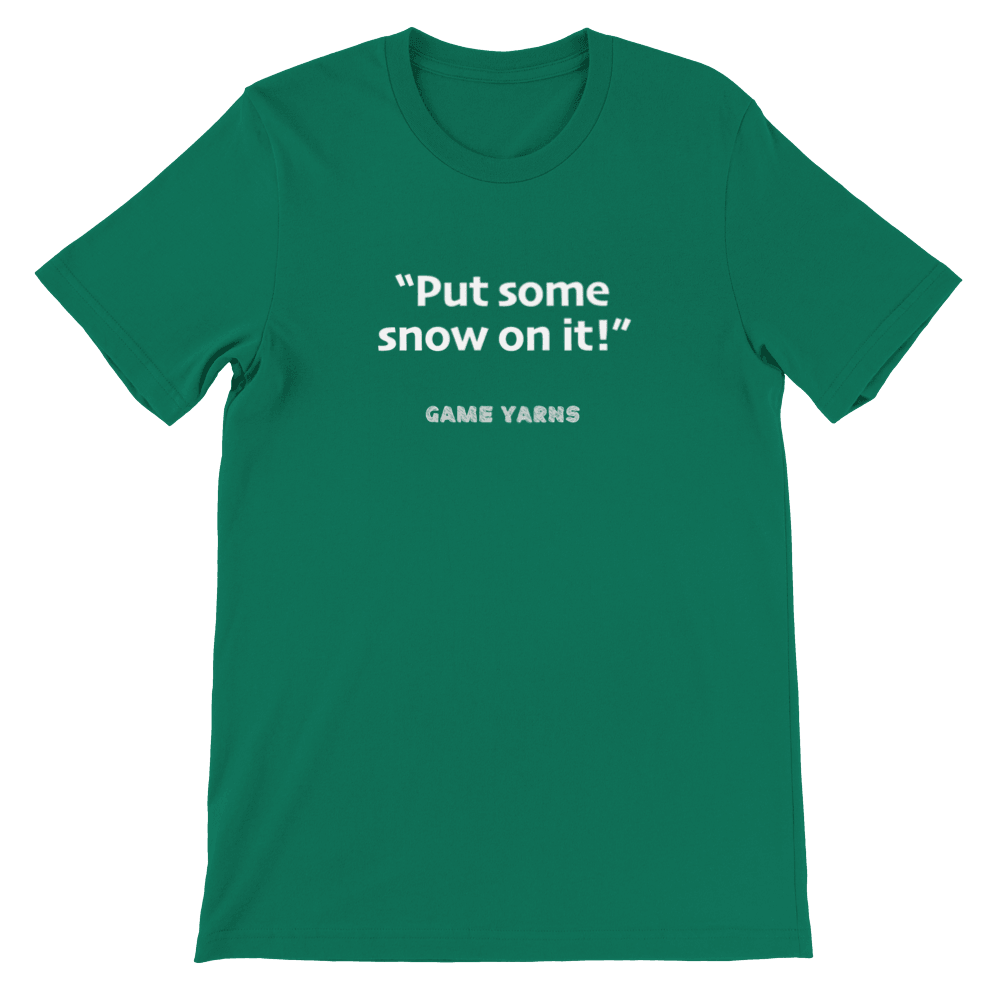 Sunday League Series Snow T-shirt - Game Yarns