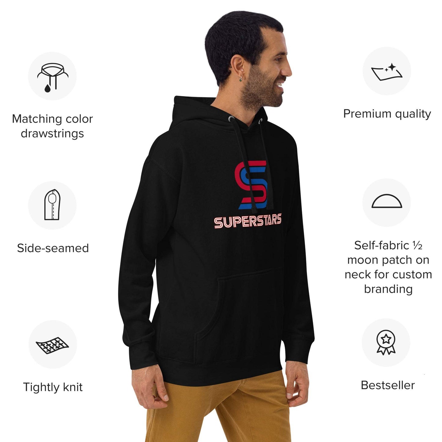 Superstars Retro Hoodie - Game Yarns