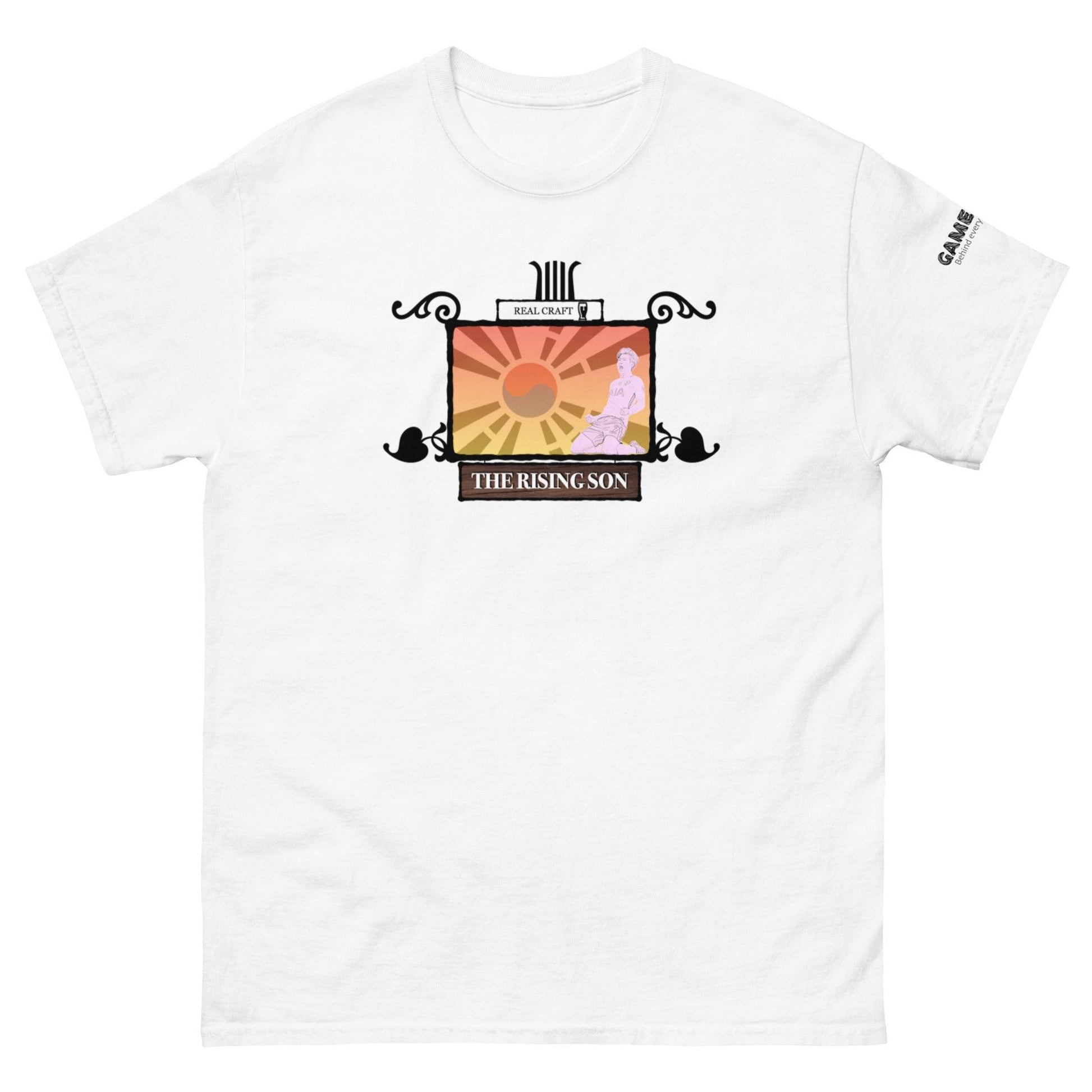 Rising Son Game Yarns t-shirt pub series