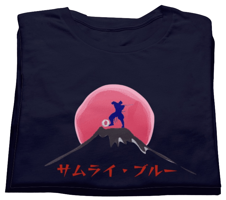 The Samurai Blue (The Japan national football team) by Game Yarns t-shirt