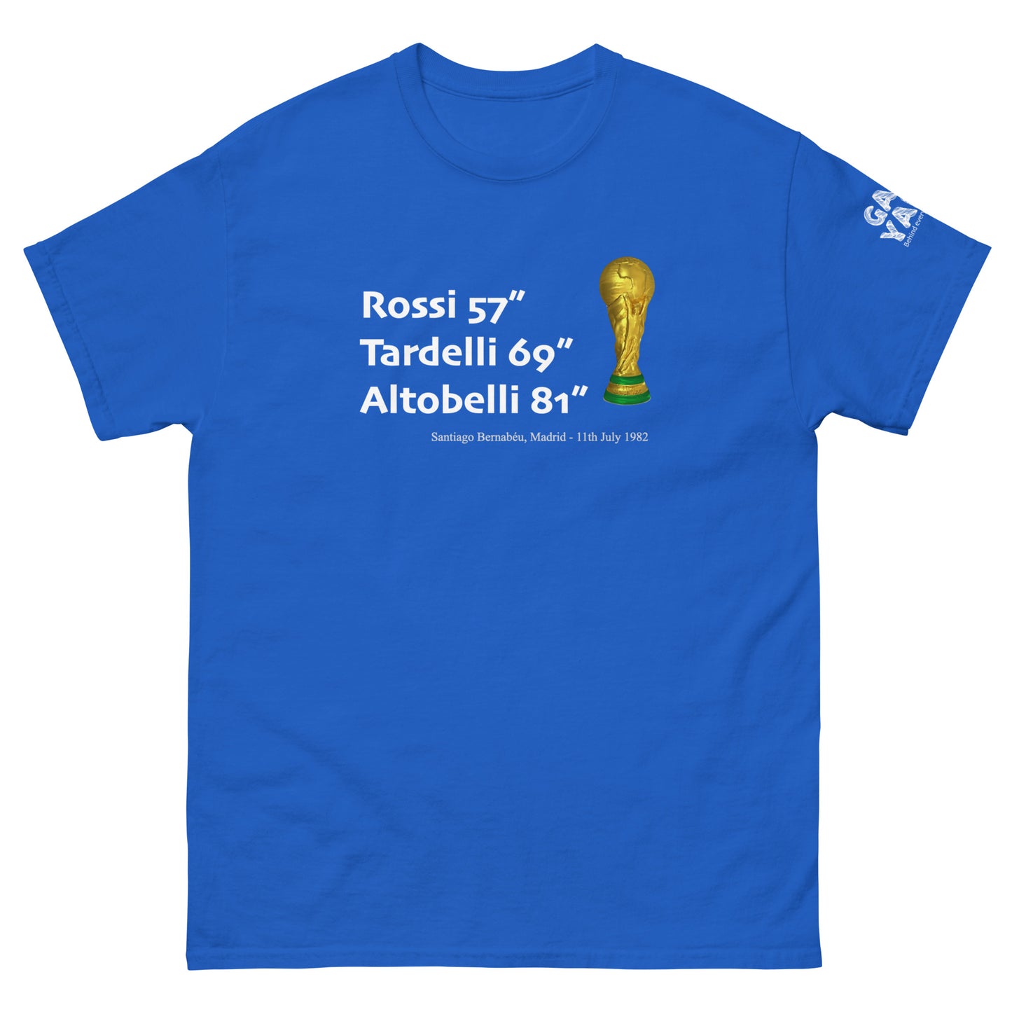 1982 Italy World Cup Final t-shirt