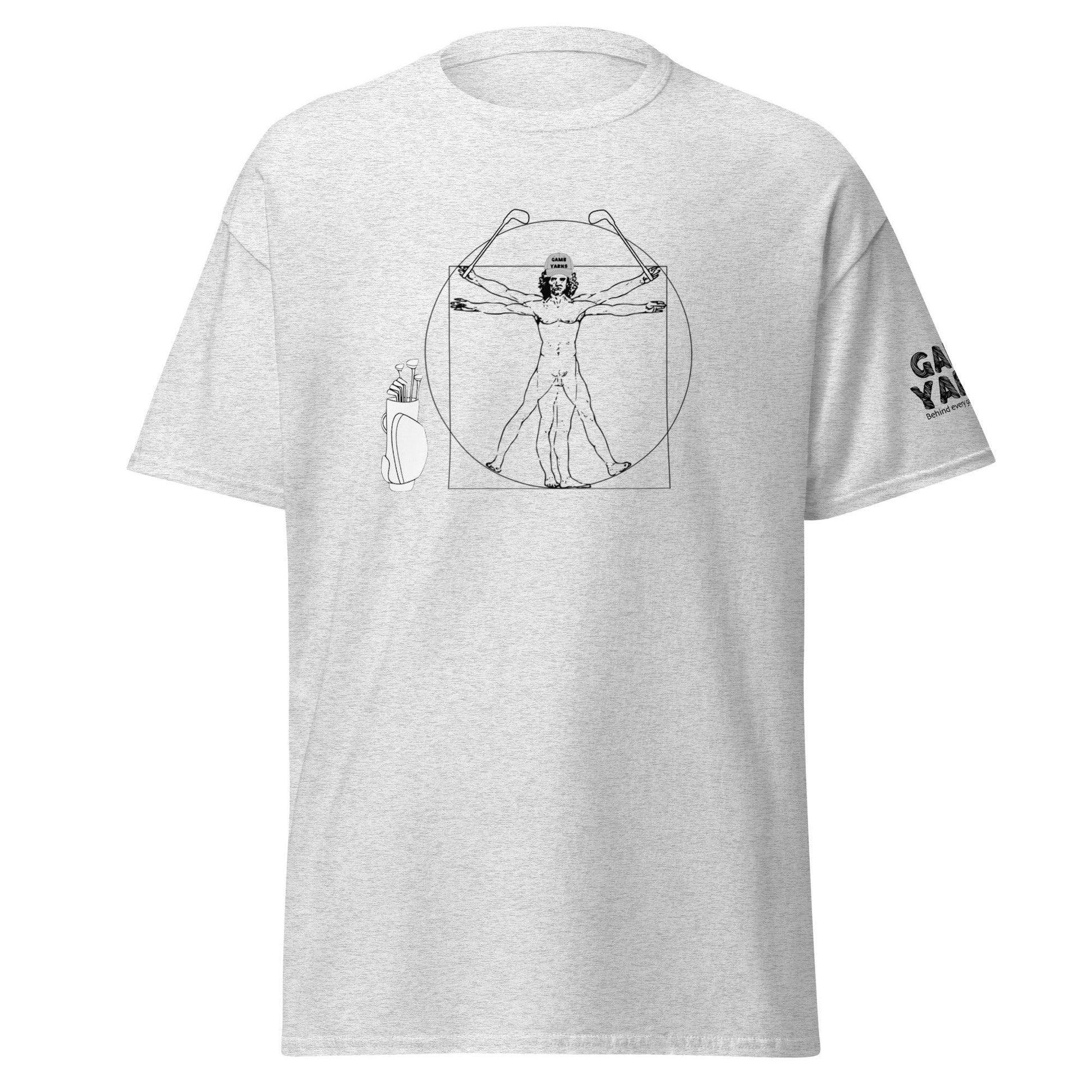 Vitruvian Golfer t-shirt by Game Yarns