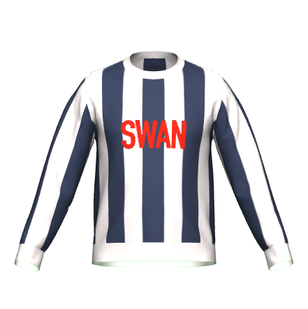 West Brom Retro Knitted Jumper - Game Yarns