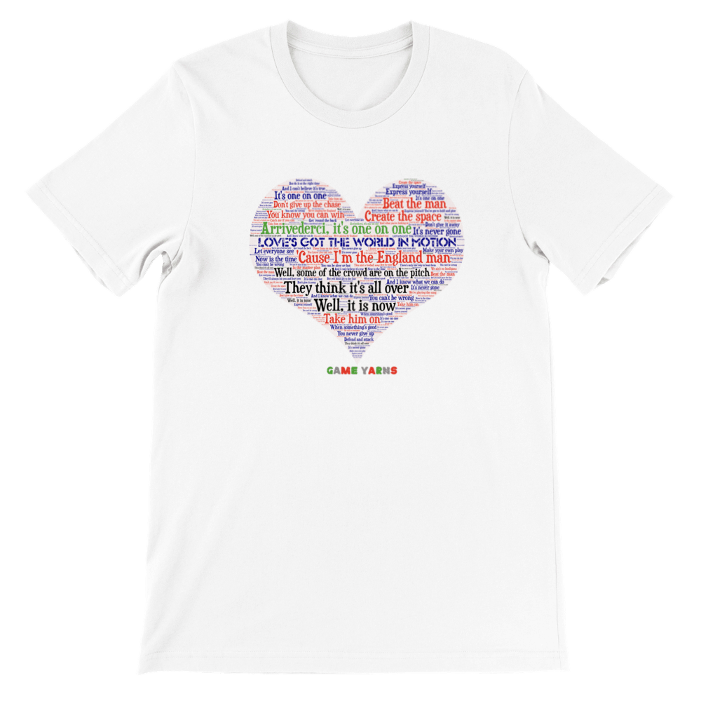 World In Motion Game Yarns Love T-shirt - Game Yarns