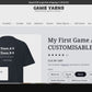 How to do your Game Yarns My First Game t-shirt explainer video